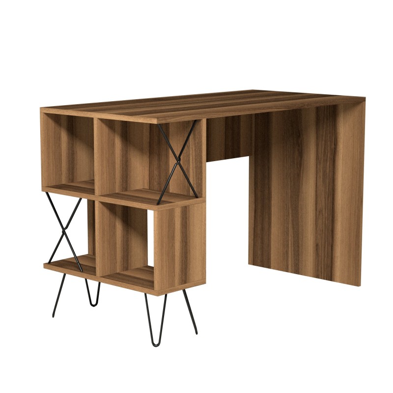 Study Desk Extra - Walnut Walnut
Black