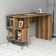 Study Desk & Bookshelf Extra - Walnut Walnut
Black Study Desk & Bookshelf Extra - Walnut Walnut
Black