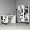 Study Desk & Bookshelf Extra - White White
Black