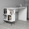 Study Desk & Bookshelf Extra - White White
Black
