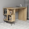 Study Desk & Bookshelf Extra - Oak Oak
Black