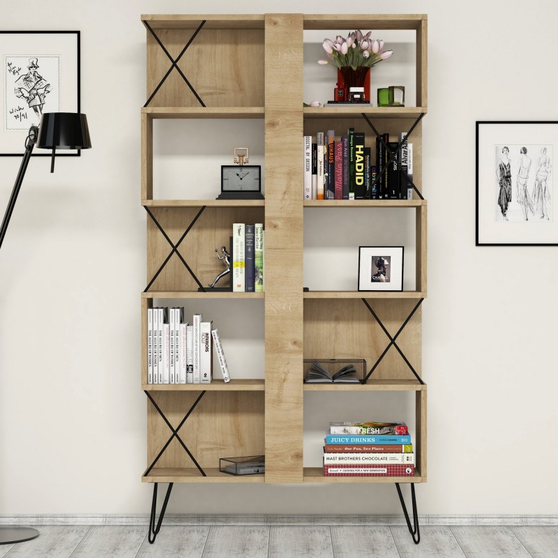 Study Desk & Bookshelf Extra - Oak Oak
Black