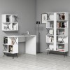 Study Desk & Bookshelf Extra 2 - White White
Black
