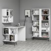 Study Desk & Bookshelf Extra 2 - White White
Black
