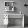 Study Desk & Bookshelf Extra 2 - White White
Black
