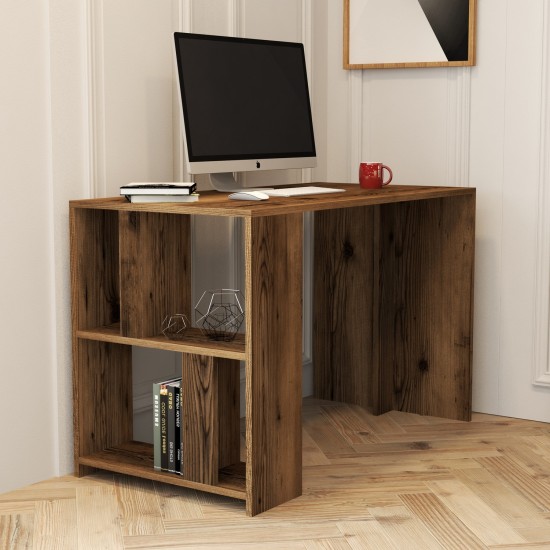 Study Desk Lima - Walnut Walnut Study Desk Lima - Walnut Walnut