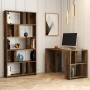 Study Desk & Bookshelf Lima - Walnut Walnut