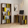 Study Desk & Bookshelf Lima - Walnut, Yellow Walnut
Yellow