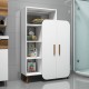 Βιβλιοθήκη Form - Χρώμα Λευκό - 90x32x132εκ Βιβλιοθήκη Form - Χρώμα Λευκό - 90x32x132εκ