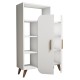 Βιβλιοθήκη Form - Χρώμα Λευκό - 90x32x132εκ Βιβλιοθήκη Form - Χρώμα Λευκό - 90x32x132εκ