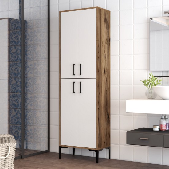 Multi Purpose Cabinet Berlin A - Walnut, White Walnut
White Multi Purpose Cabinet Berlin A - Walnut, White Walnut
White