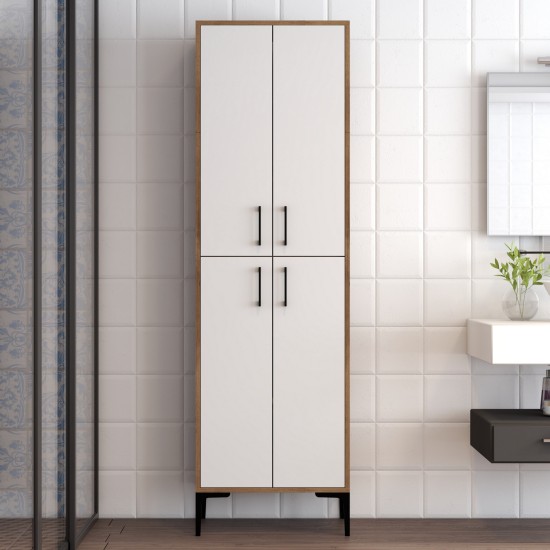 Multi Purpose Cabinet Berlin A - Walnut, White Walnut
White Multi Purpose Cabinet Berlin A - Walnut, White Walnut
White