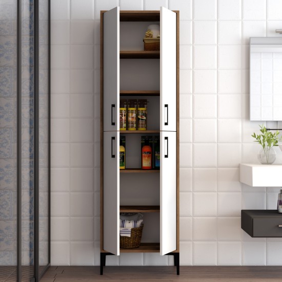 Multi Purpose Cabinet Berlin A - Walnut, White Walnut
White Multi Purpose Cabinet Berlin A - Walnut, White Walnut
White