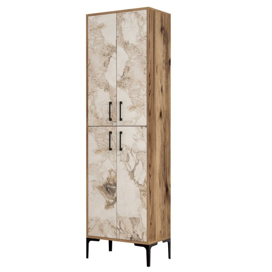 Shoe Cabinet Berlin A - Walnut, White Marble Walnut
White Shoe Cabinet Berlin A - Walnut, White Marble Walnut
White