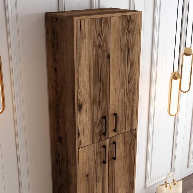 Shoe Cabinet Berlin A - Walnut Walnut