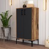 Shoe Cabinet Prag - Walnut, Anthracite Walnut
Anthracite
