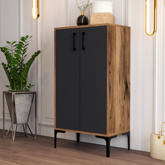Shoe Cabinet Prag - Walnut, Anthracite Walnut
Anthracite Shoe Cabinet Prag - Walnut, Anthracite Walnut
Anthracite