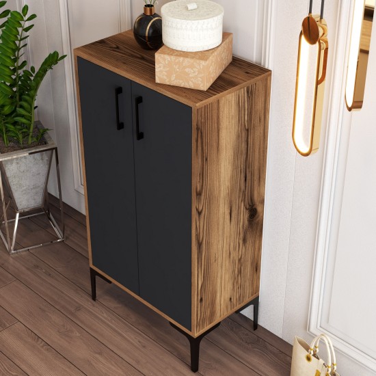 Shoe Cabinet Prag - Walnut, Anthracite Walnut
Anthracite Shoe Cabinet Prag - Walnut, Anthracite Walnut
Anthracite