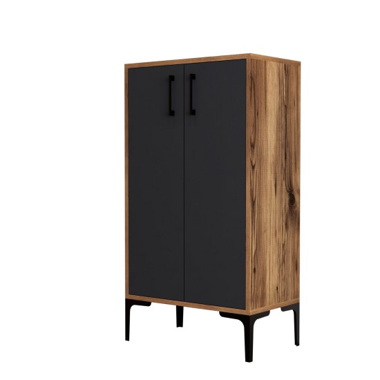 Shoe Cabinet Prag - Walnut, Anthracite Walnut
Anthracite Shoe Cabinet Prag - Walnut, Anthracite Walnut
Anthracite