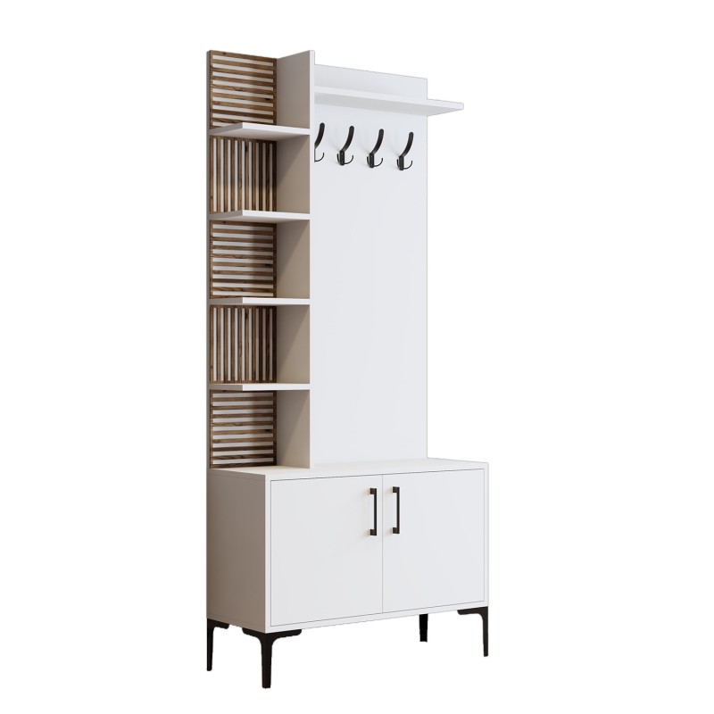 Hall Stand Viyana D - White White