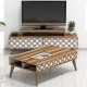 Living Room Furniture Set City - Walnut, White Walnut
White