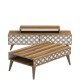 Living Room Furniture Set City - Walnut, White Walnut
White