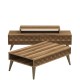 Living Room Furniture Set City - Walnut, Walnut Walnut Living Room Furniture Set City - Walnut, Walnut Walnut