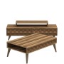 Living Room Furniture Set City - Walnut, Walnut Walnut