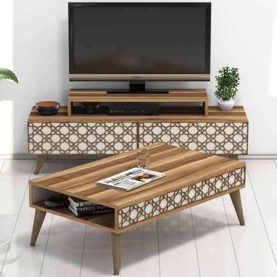 Living Room Furniture Set City - Walnut, Cream Walnut
Cream Living Room Furniture Set City - Walnut, Cream Walnut
Cream