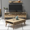 Living Room Furniture Set Line - Oak Oak