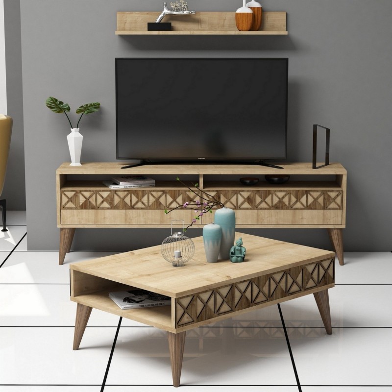 Living Room Furniture Set Line - Oak Oak