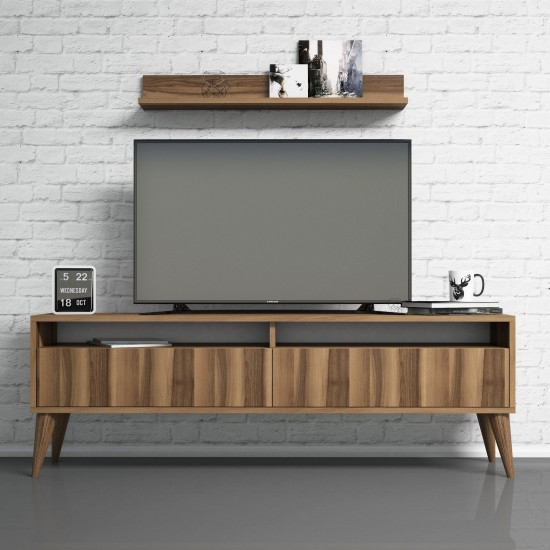 Living Room Furniture Set Best - Walnut Walnut