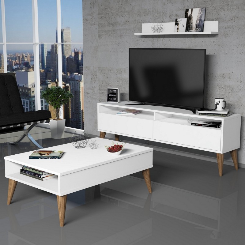 Living Room Furniture Set Best - White White
