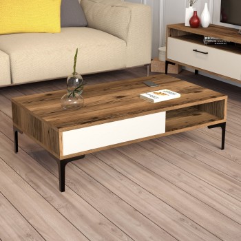 Coffee Table Istanbul - Walnut, Cream Walnut
Cream