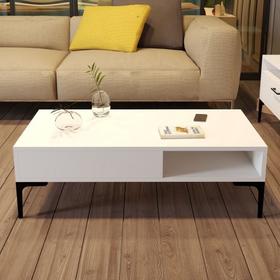Coffee Table Istanbul - White White Coffee Table Istanbul - White White