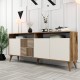 Μπουφές Milan 180x78.6x35cm - Καρυδί Κρεμ Μπουφές Milan 180x78.6x35cm - Καρυδί Κρεμ
