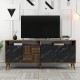 Console Milan - Walnut, Black Marble Walnut
Black Console Milan - Walnut, Black Marble Walnut
Black