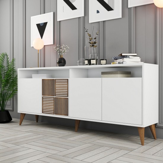 Μπουφές Milan 180x78.6x35cm - Λευκό
