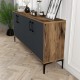 Console Kiev 160 - Walnut, Anthracite Walnut
Anthracite
