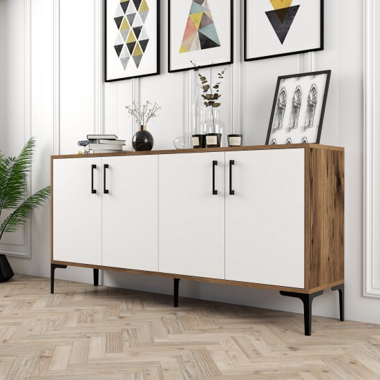 Console Kiev 160 - Walnut, White Walnut
White Console Kiev 160 - Walnut, White Walnut
White