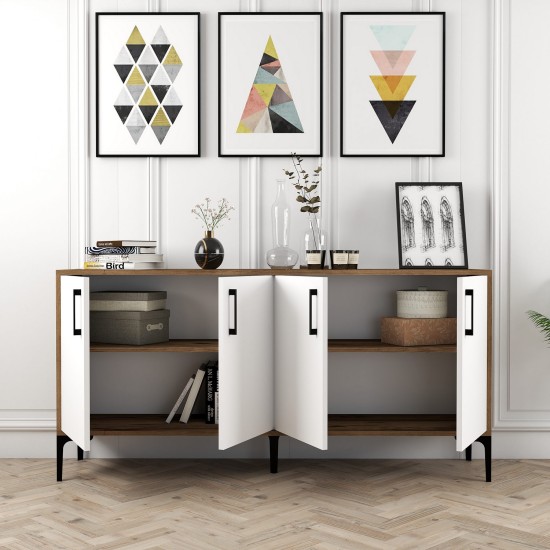 Console Kiev 160 - Walnut, White Walnut
White Console Kiev 160 - Walnut, White Walnut
White