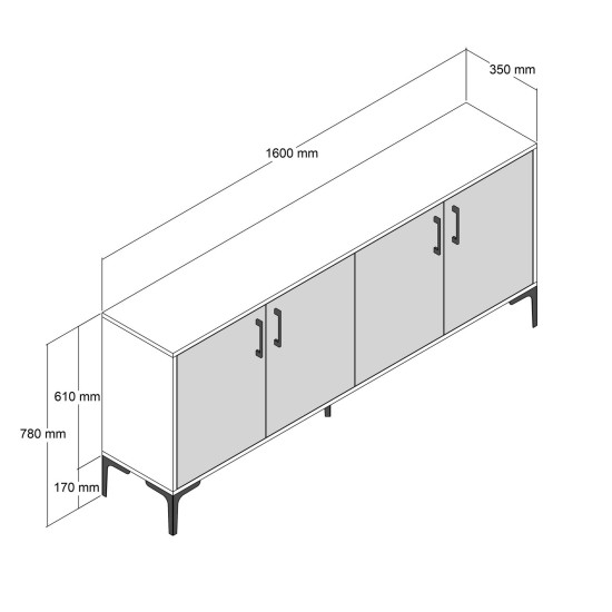 Console Kiev 160 - Walnut, White Walnut
White Console Kiev 160 - Walnut, White Walnut
White