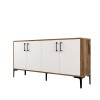 Console Kiev 160 - Walnut, White Walnut
White