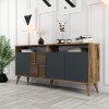 Console Milan 160 - Walnut, Anthracite Walnut
Anthracite