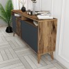 Console Milan 160 - Walnut, Anthracite Walnut
Anthracite
