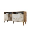 Console Milan 160 - Walnut, White Marble Walnut
White Marble