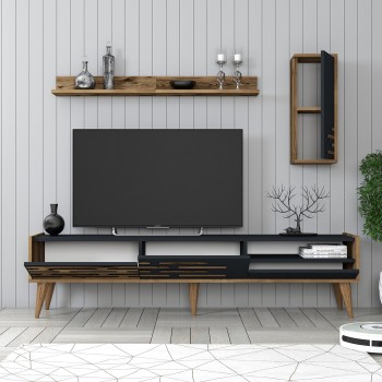 TV Unit Valensiya - Walnut, Anthracite Walnut
Anthracite