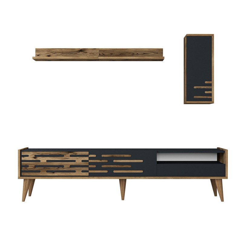 TV Unit Valensiya - Walnut, Anthracite Walnut
Anthracite
