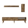 TV Unit Valensiya - Walnut Walnut