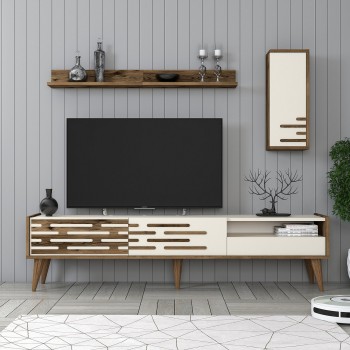 TV Unit Valensiya - Walnut, Cream Walnut
Cream
